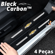 Carregar imagem no visualizador da galeria, Soleira Adesiva de Fibra de Carbono para carros