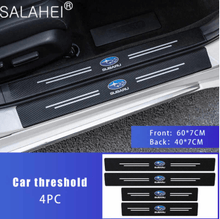 Carregar imagem no visualizador da galeria, Soleira Adesiva de Fibra de Carbono para carros