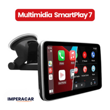 Carregar imagem no visualizador da galeria, Tela Multimídia com CarPlay - SmartPlay 7" + Câmera de Ré GRÁTIS - Boostcar | Ultimas Unidades