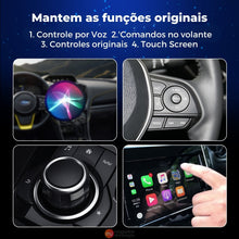 Carregar imagem no visualizador da galeria, Mini Adaptador Bluetooth Apple CarPlay e Android Auto - MultimidiaWireless™