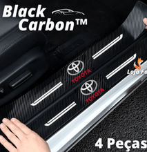Carregar imagem no visualizador da galeria, Soleira Adesiva de Fibra de Carbono para carros
