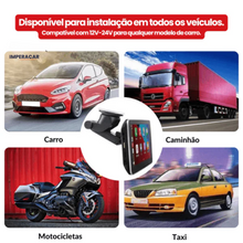 Carregar imagem no visualizador da galeria, Tela Multimídia com CarPlay - SmartPlay 7&quot; + Câmera de Ré GRÁTIS - Boostcar | Ultimas Unidades
