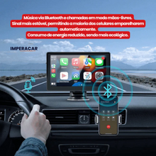 Carregar imagem no visualizador da galeria, Tela Multimídia com CarPlay - SmartPlay 7&quot; + Câmera de Ré GRÁTIS - Boostcar | Ultimas Unidades
